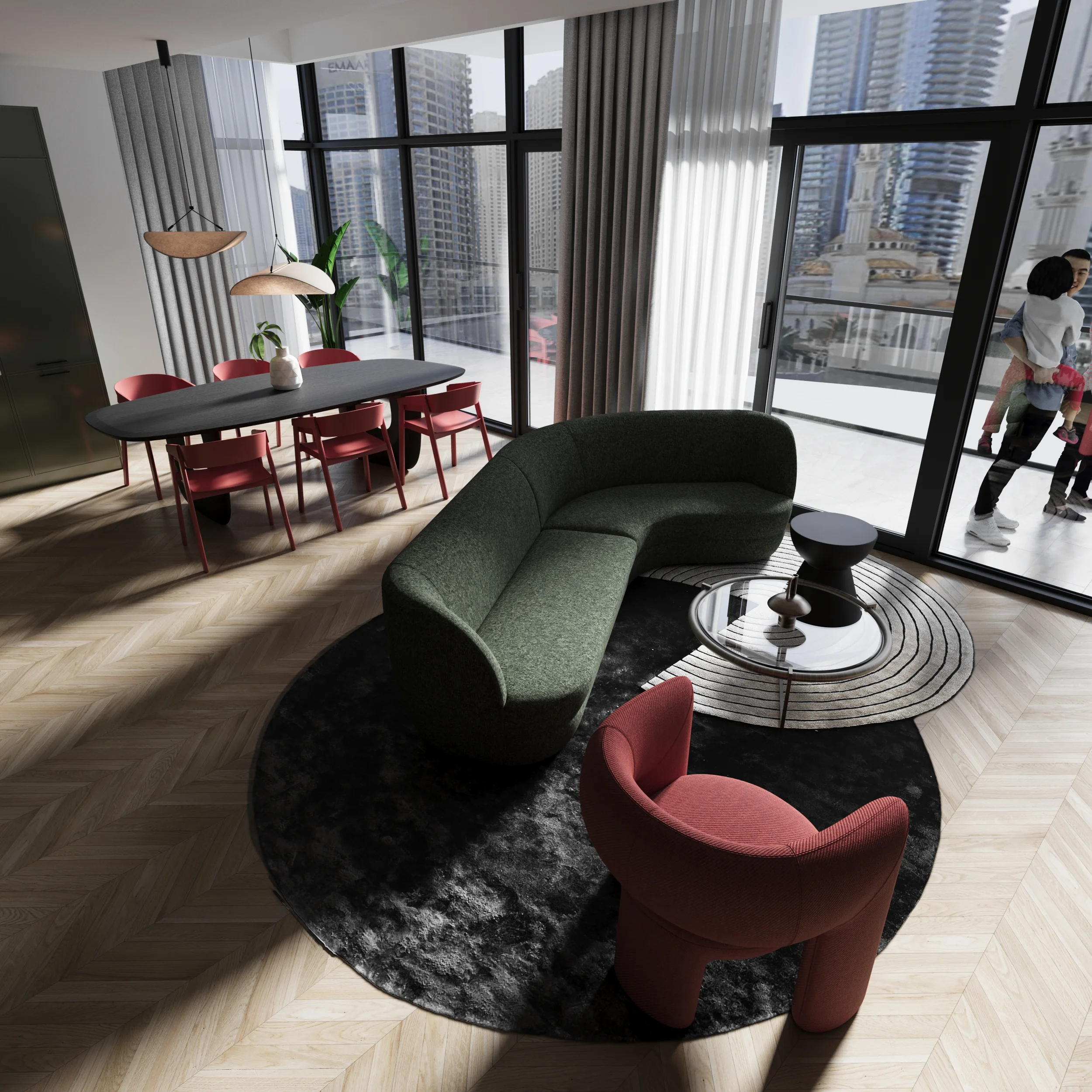 Marina Shores Dubai Marina kitchen